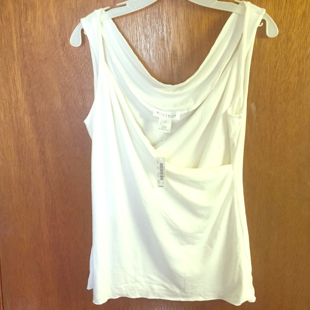 COPY - NWT White House Black Market Drape Neck Tank